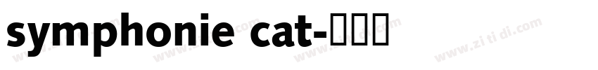 symphonie cat字体转换
